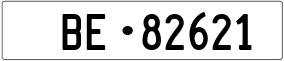 Truck License Plate